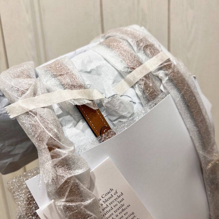 特價‼️Coach RIYA 21 經典 SIGNATURE 緹花面料後背包-10