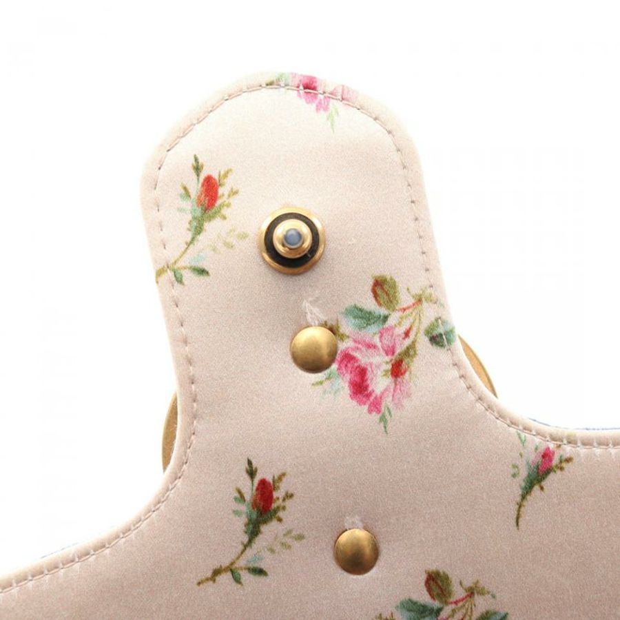 中古GUCCI[AB]GG Marmont 绗缝 链条肩包 丹宁布 真皮 蓝色 人造珍珠 日本限定-6