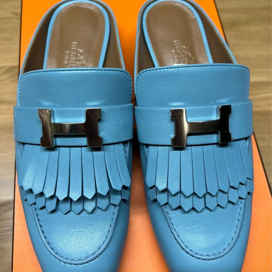 愛馬仕Hermes 穆勒拖鞋-6