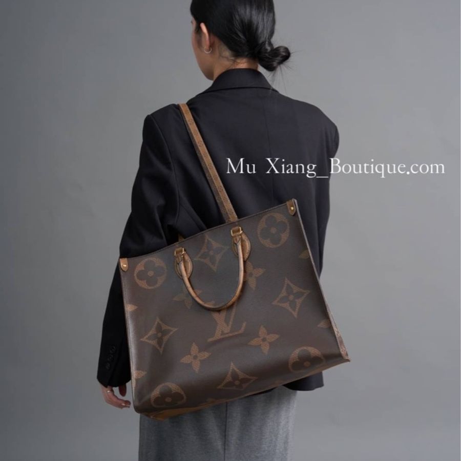 LV OnTheGo GM 經典老花款-13