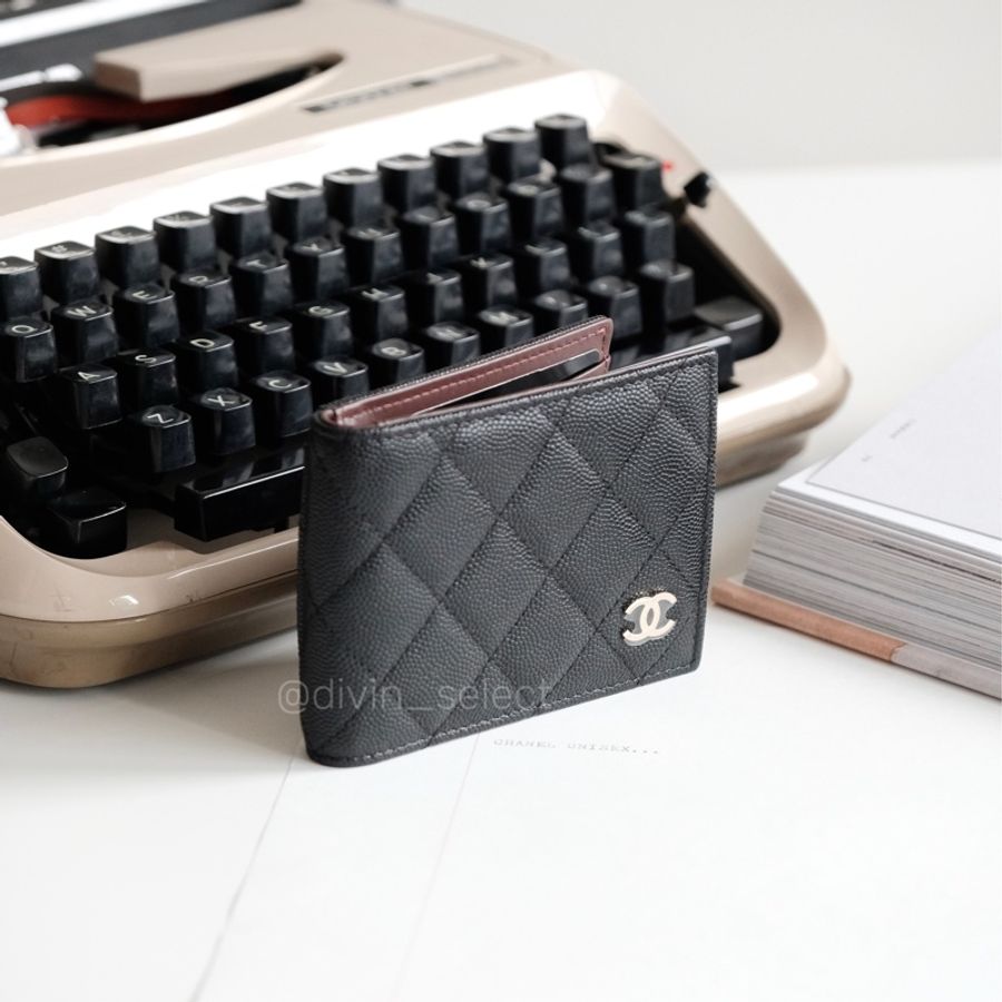 Chanel 23p unisex cardholder 中性款對開卡包-1