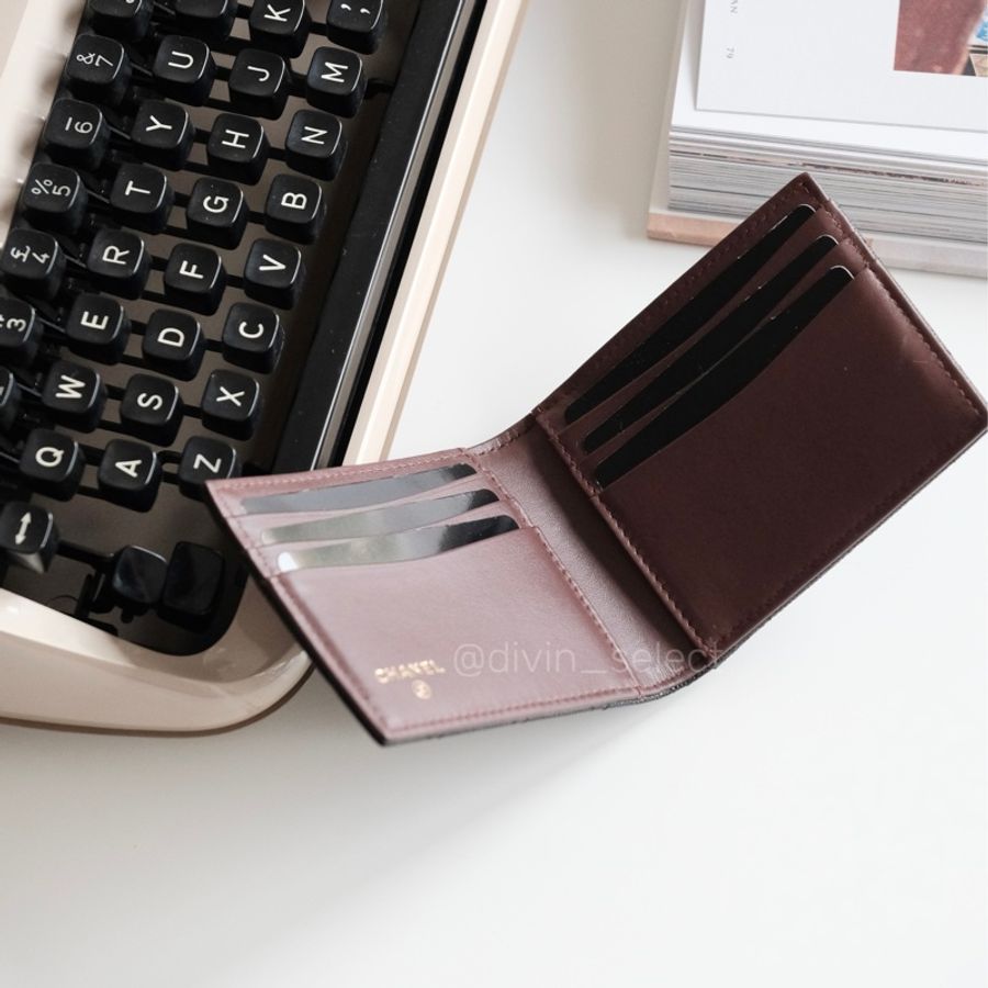 Chanel 23p unisex cardholder 中性款對開卡包-2