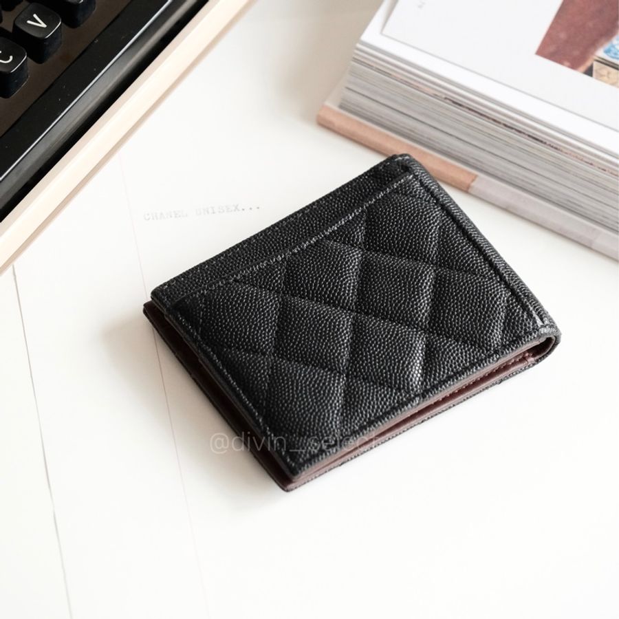 Chanel 23p unisex cardholder 中性款對開卡包-3