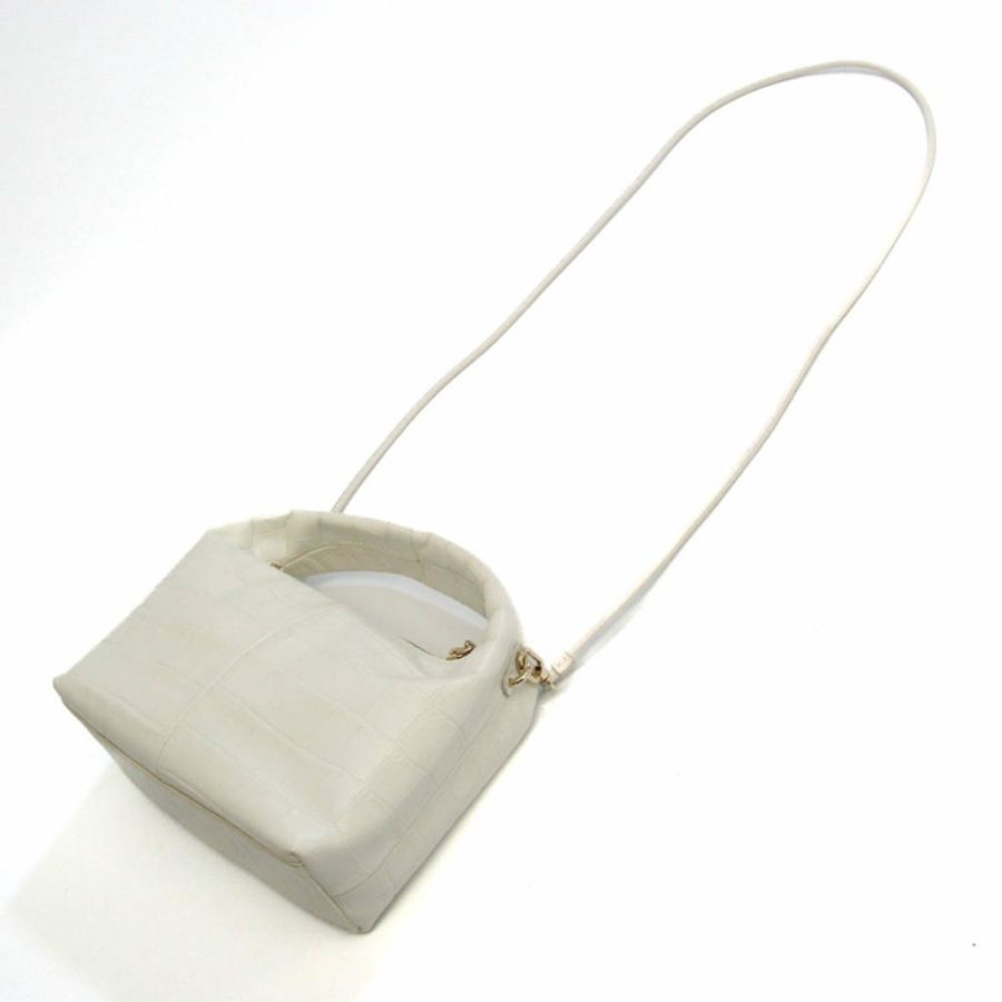 【日本直送】Furla Ginger 迷你包 WE00312 女士皮革手提包,單肩包 白色-1