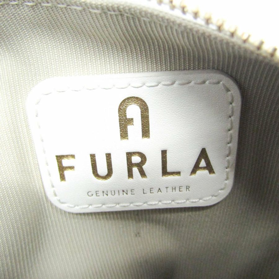 【日本直送】Furla Ginger 迷你包 WE00312 女士皮革手提包,單肩包 白色-7