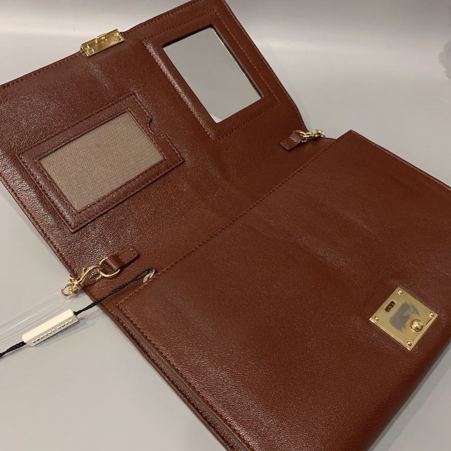 MARC JACOBS MJ 暗紅色全皮WOC斜背包/手拿包-9