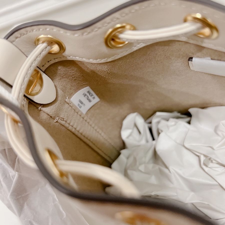 Tory Burch T monogram 米白 水桶包-10