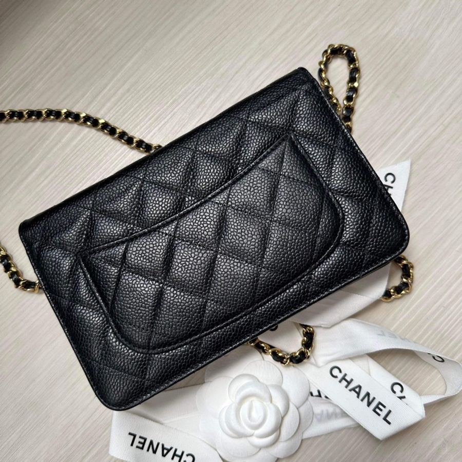 Chanel 荔枝黑金Woc 9成新-3