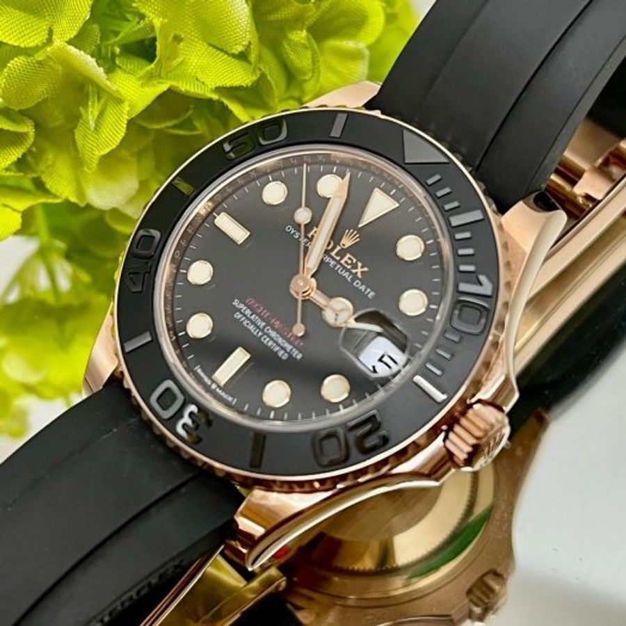 ROLEX 勞力士 永恆玫瑰金 遊艇 Yacht-Master 268655 37MM-0