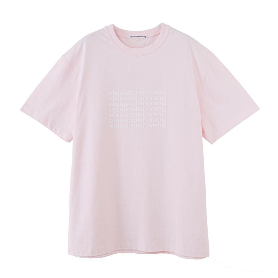 Alexander Wang 台灣限定款-粉色短袖-1