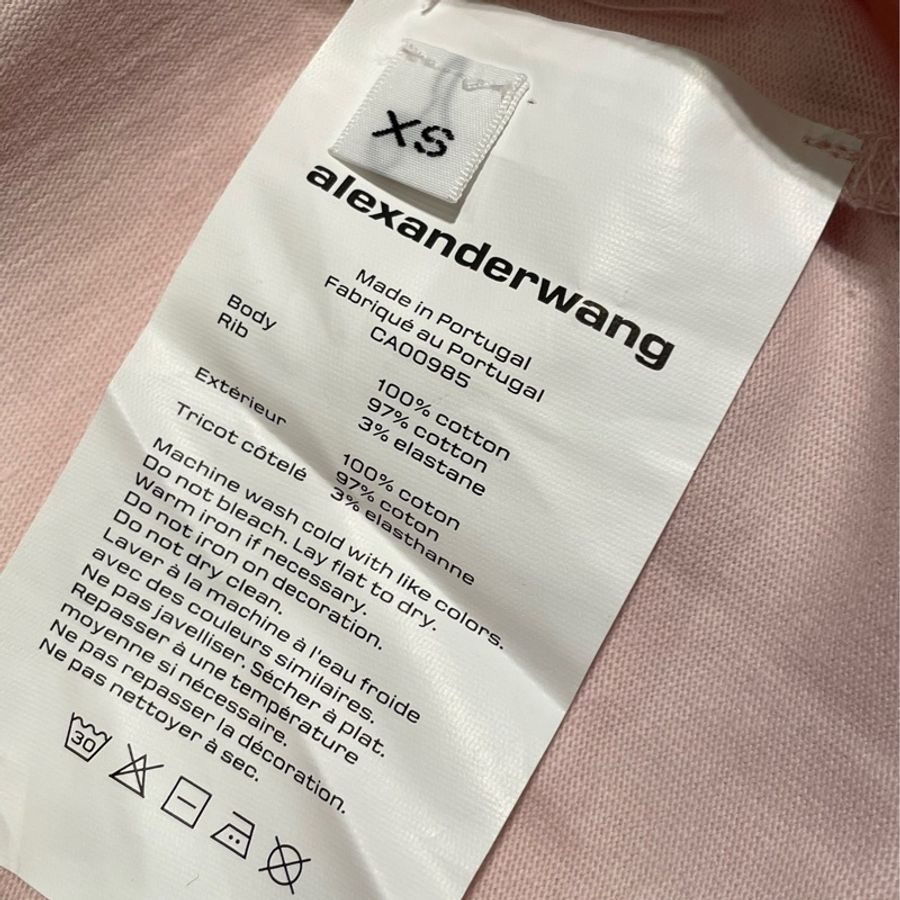 Alexander Wang 台灣限定款-粉色短袖-5