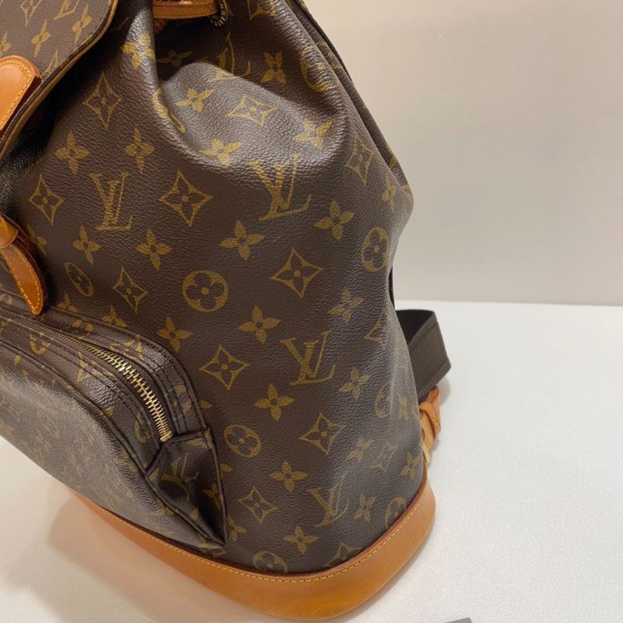 LV 經典老花 大 後背包 / 雙肩包 M51135 vintage 88新-7