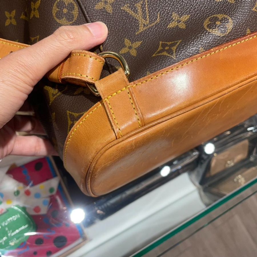 LV 經典老花 大 後背包 / 雙肩包 M51135 vintage 88新-13