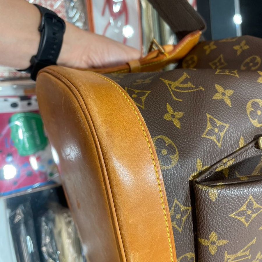 LV 經典老花 大 後背包 / 雙肩包 M51135 vintage 88新-14