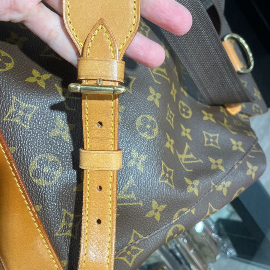 LV 經典老花 大 後背包 / 雙肩包 M51135 vintage 88新-16