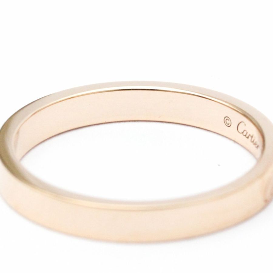 【日本直送】卡地亞 C De Cartier 結婚戒指玫瑰金 (18K) 時尚無寶石戒指玫瑰金-7
