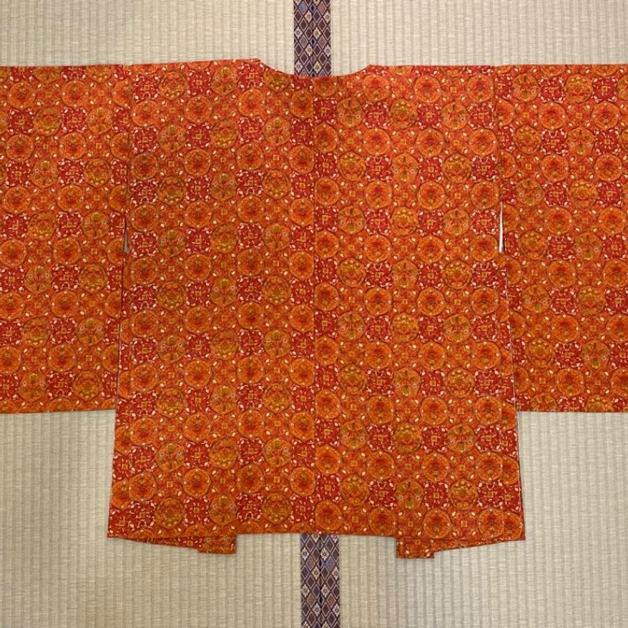 藏私·Collection_唐草花紋全新古著羽織-8
