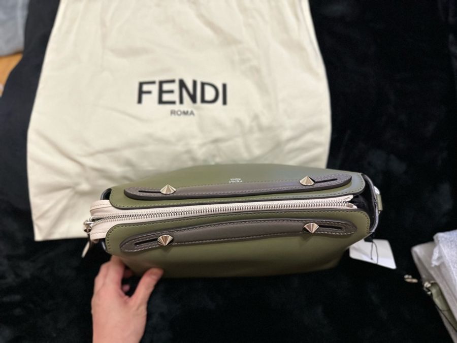 FENDI 綠 by the way Boston 肩背/手提包-10
