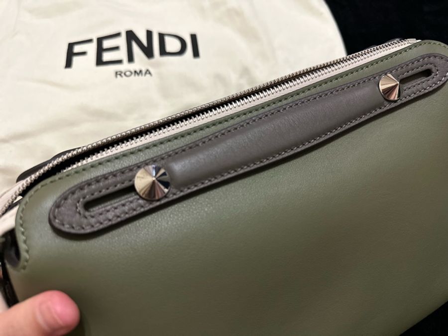 FENDI 綠 by the way Boston 肩背/手提包-11