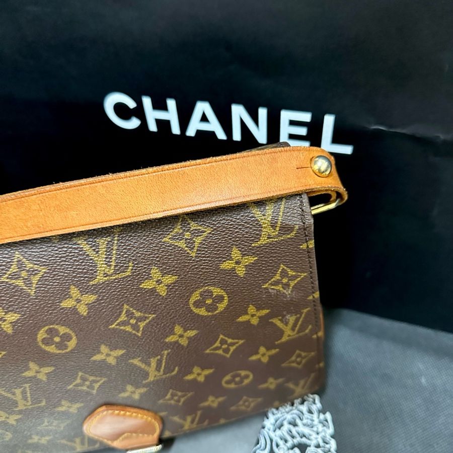 #Lv #vintage #斜背包 已絕版停產的稀有 #老花 #馬鞍包-13