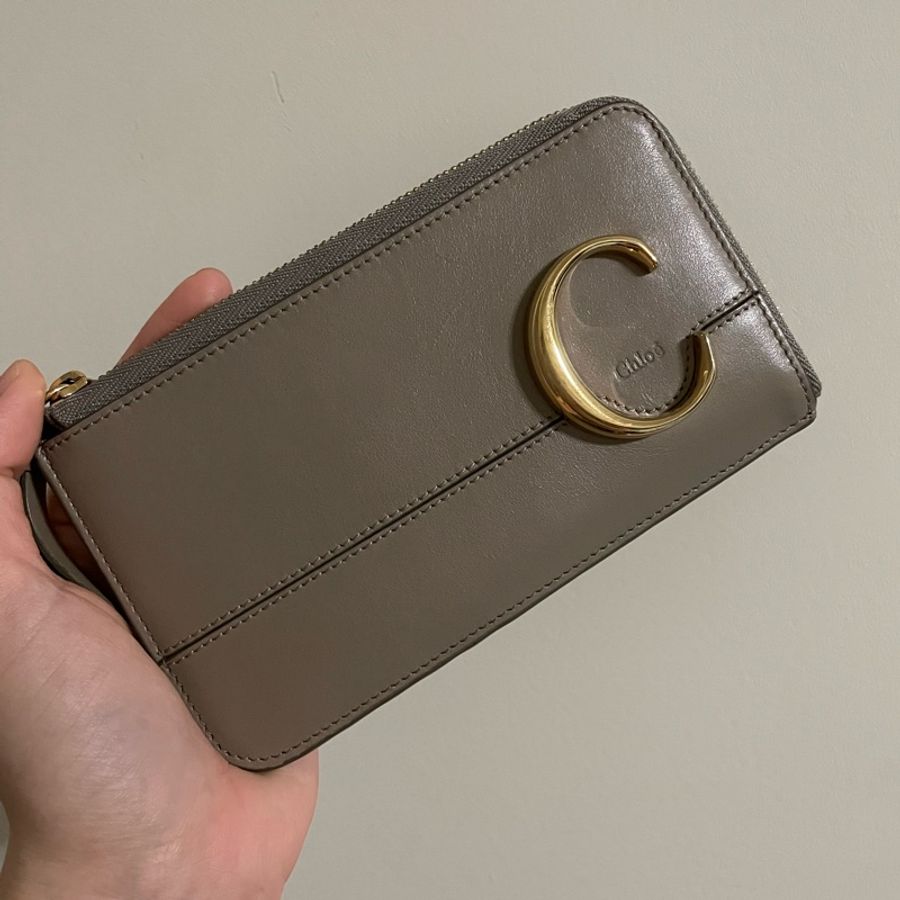Chloe 卡夾零錢包-0