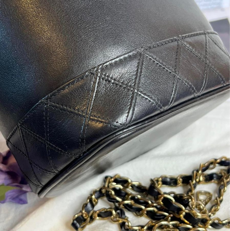 Chanel vintage 化妝包/化妝箱《已改造可斜背》-17