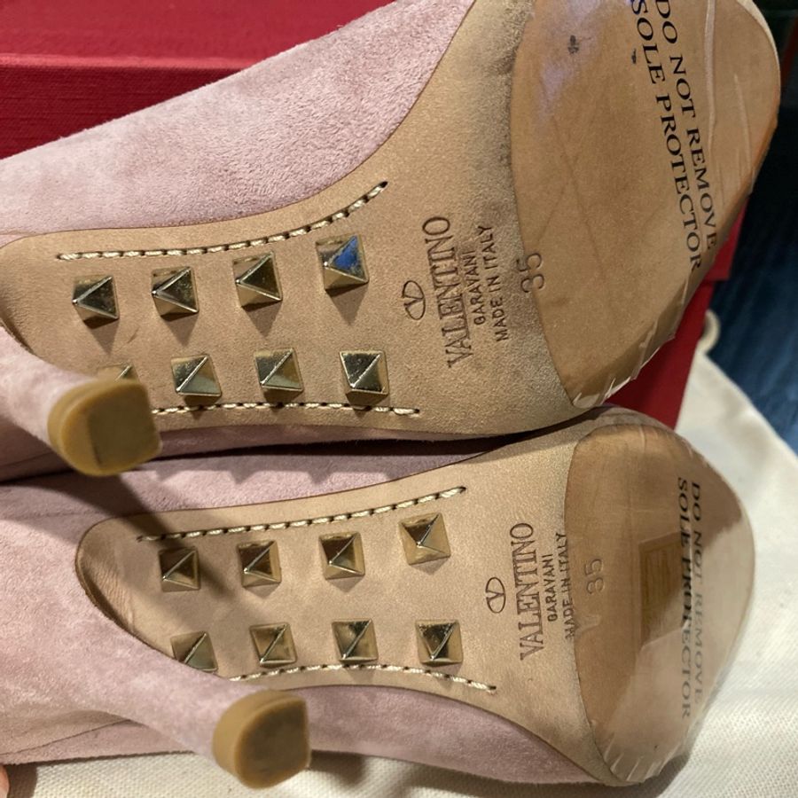 卯釘鞋valentino 高跟鞋-9