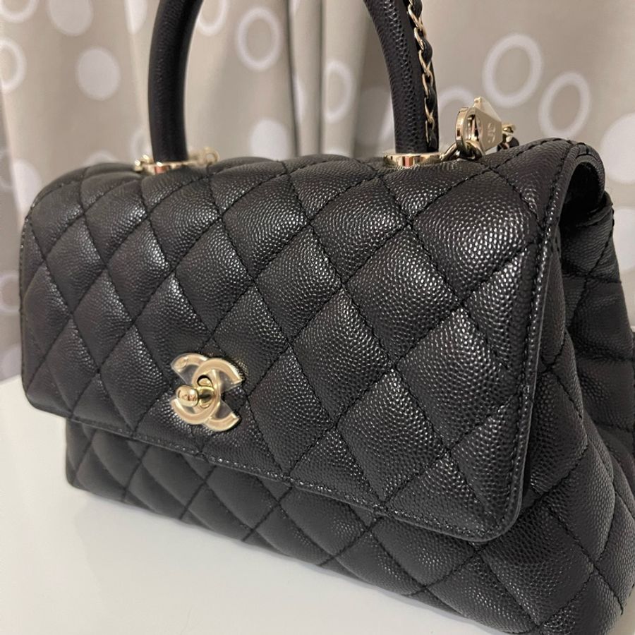 最新23A CHANEL coco handle 24小號-2