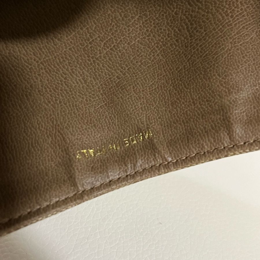 Celine Vintage 奶油老花馬鞍包-18