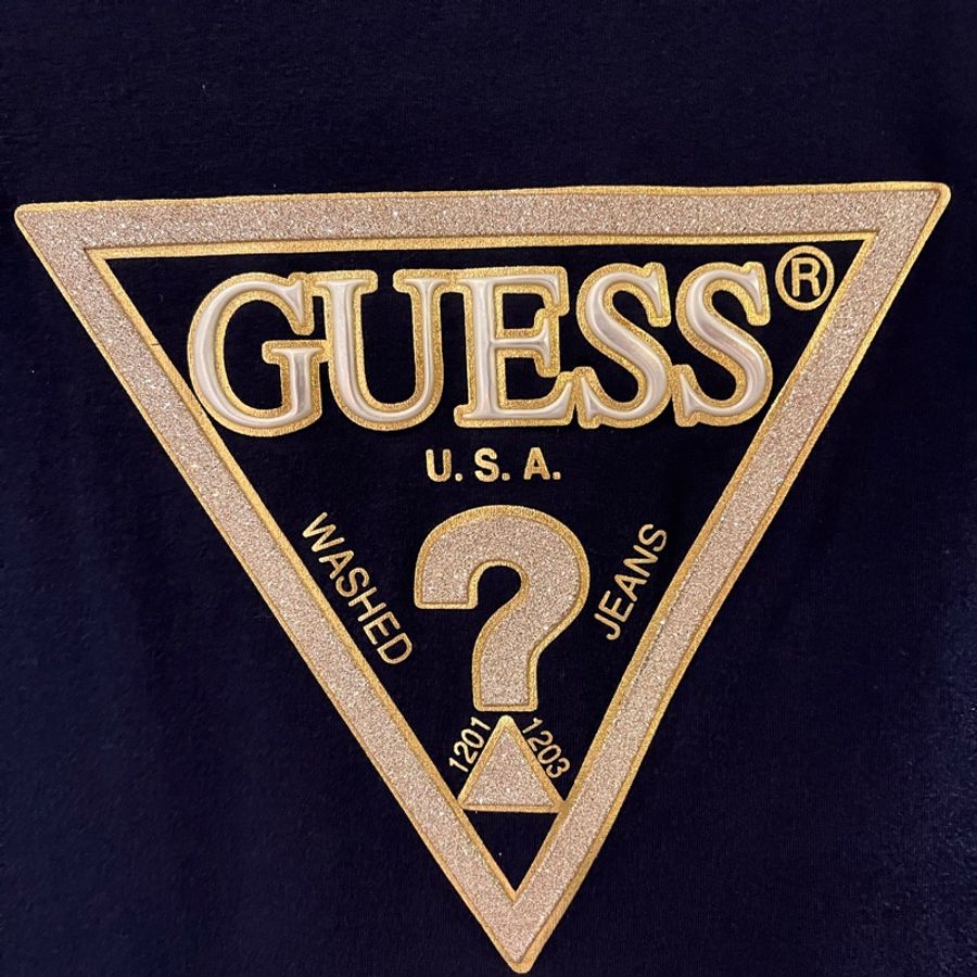 GUESS 藍色T shirt(女款)-26