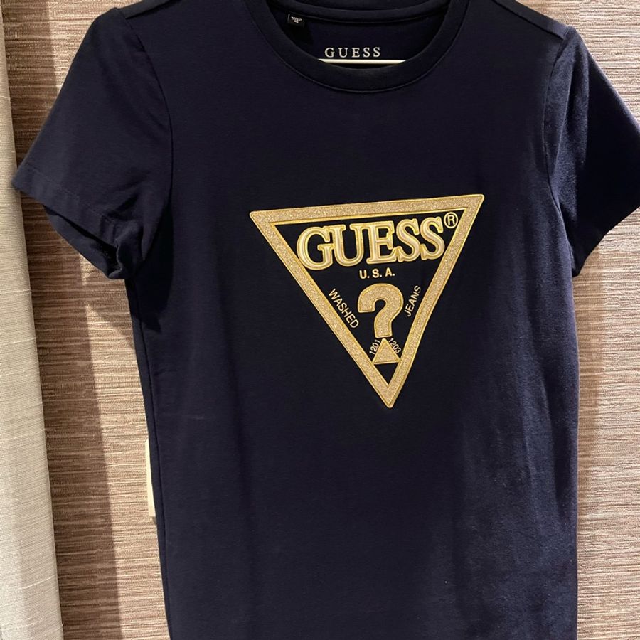 GUESS 藍色T shirt(女款)-37