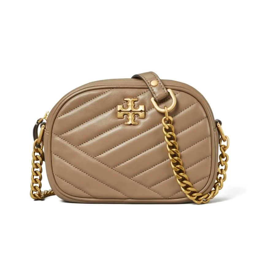 Tory Burch Kira Chevron 相機包 羊皮 Sandpiper 斜背包-0