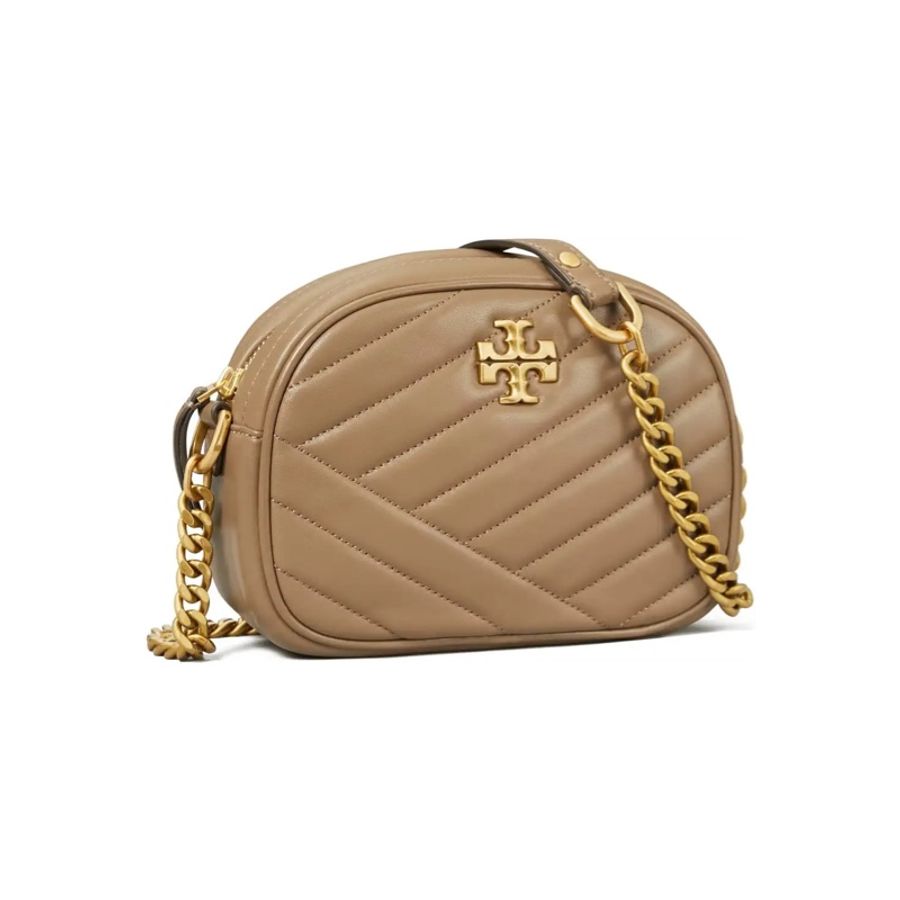Tory Burch Kira Chevron 相機包 羊皮 Sandpiper 斜背包-1