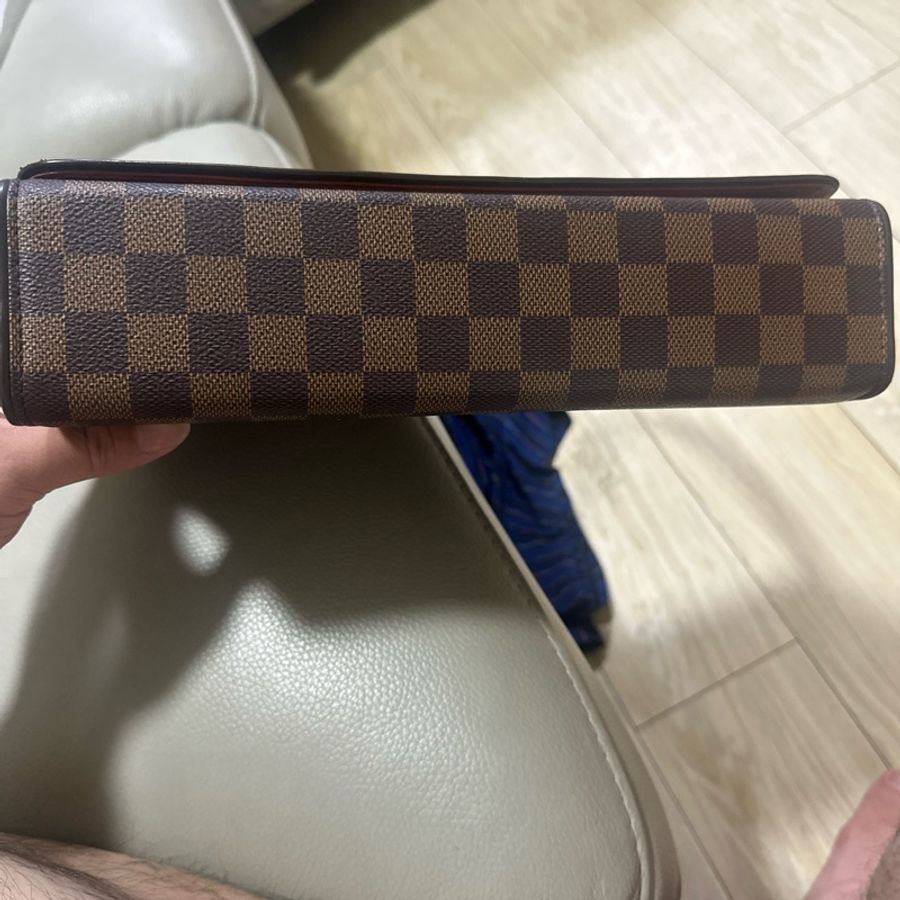 LV 棋盤格 限量款 表參道方盒子-13