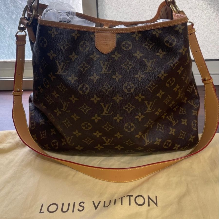狀況超新❗️ LV Delightful MM 贈送背帶-0