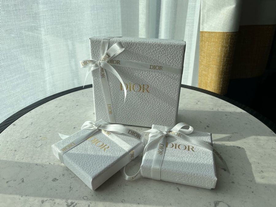 Dior 全新 珍珠項鍊 金色CD 專櫃搶手款-2