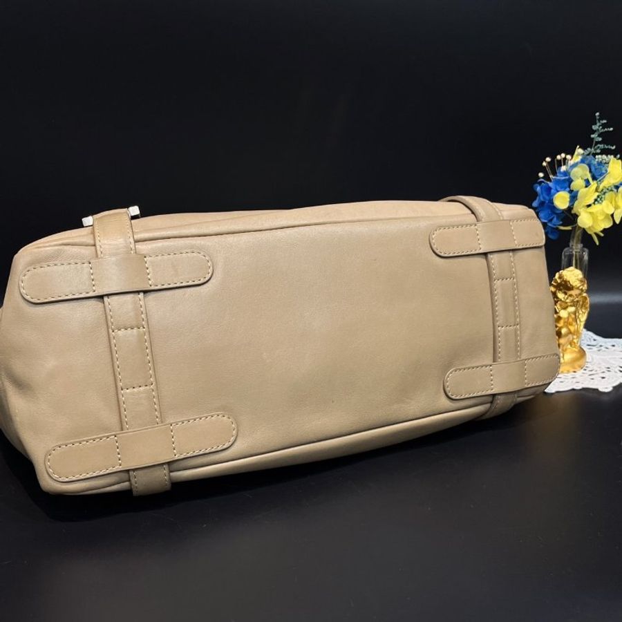 Delvaux 德爾沃 灰色 全皮 兩用包/手提包/肩背包-6