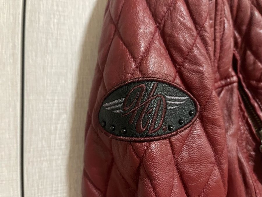 HARLEY-DAVIDSON 哈雷女皮外套 XS 皮衣-1