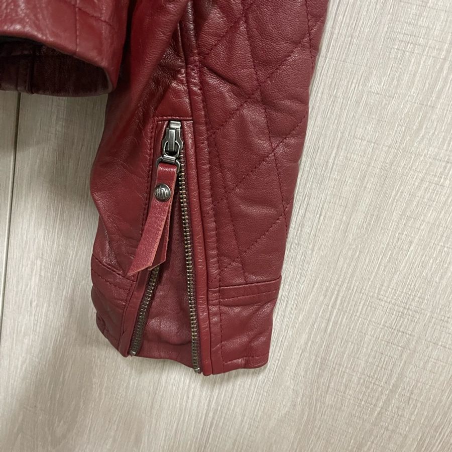HARLEY-DAVIDSON 哈雷女皮外套 XS 皮衣-8