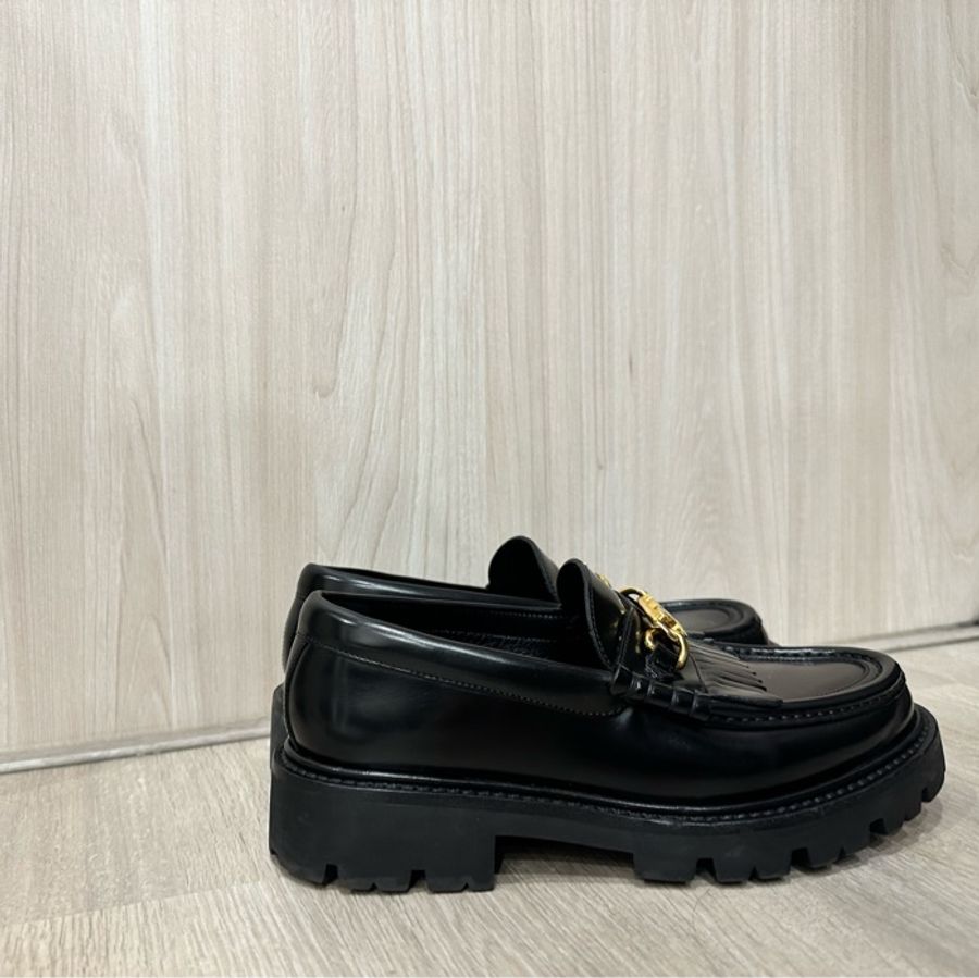 Celine 凱旋門厚底樂福鞋-2