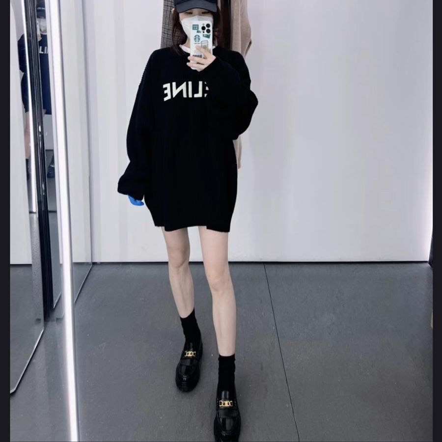 Celine 凱旋門厚底樂福鞋-5