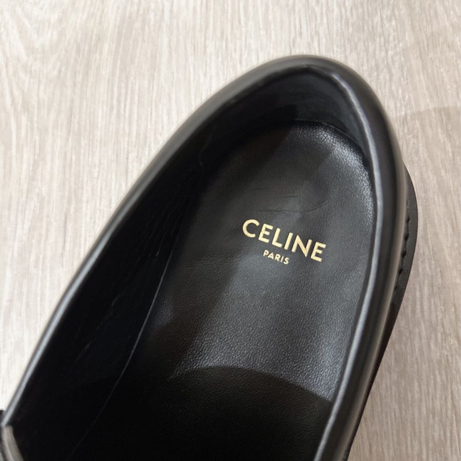 Celine 凱旋門厚底樂福鞋-7