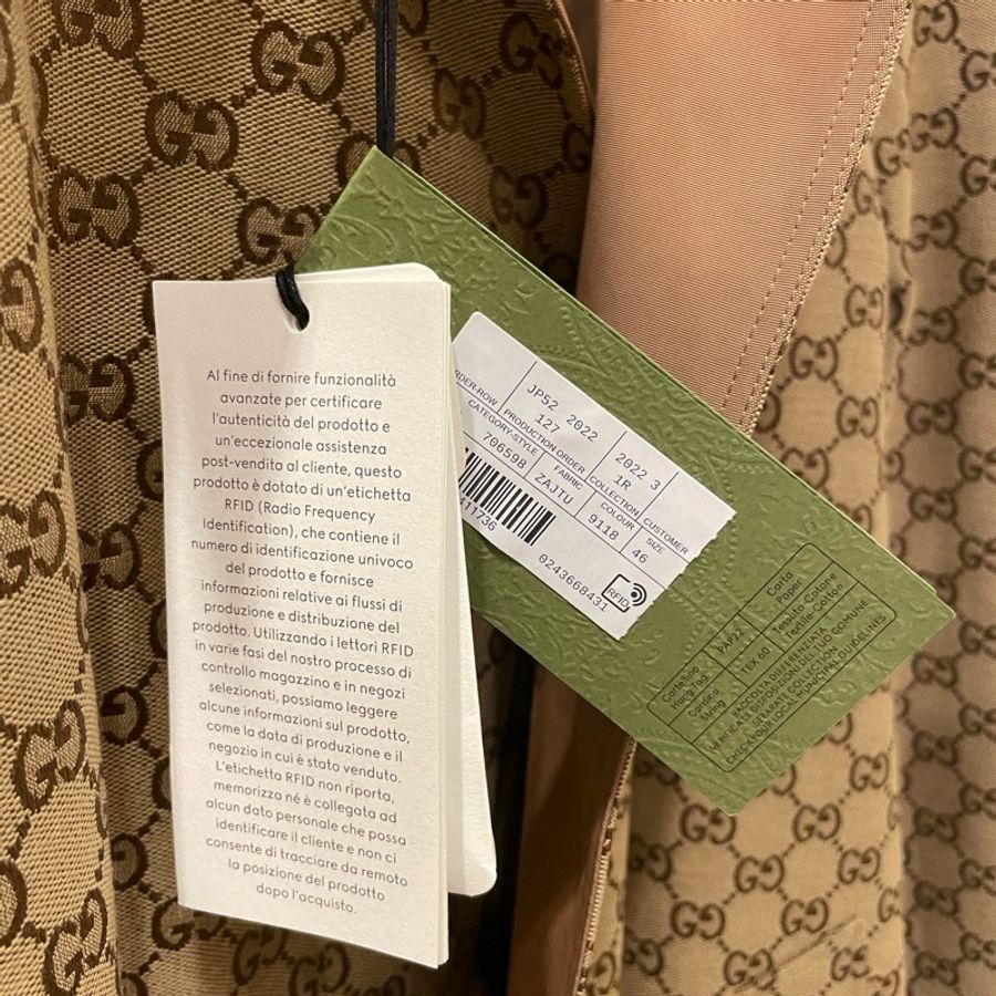 GUCCI 聚脂纖維雙面外套-10