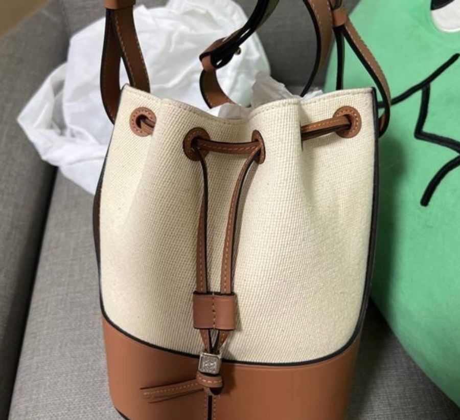 loewe ballon 氣球包cabas帆布水桶包-0