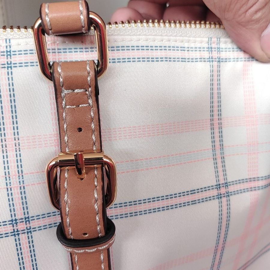 Tommy Hilfiger 粉色大款托特包-8