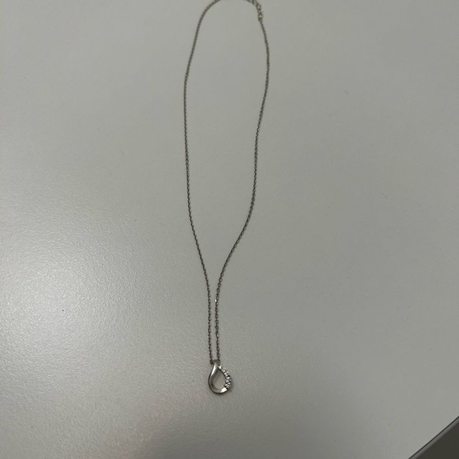 4度C  水滴造型項鍊-2