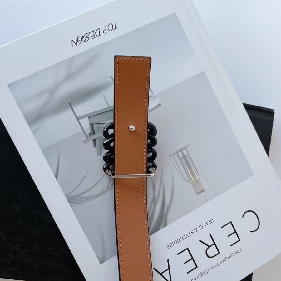 Loewe 品牌logo 腰帶 皮帶-3
