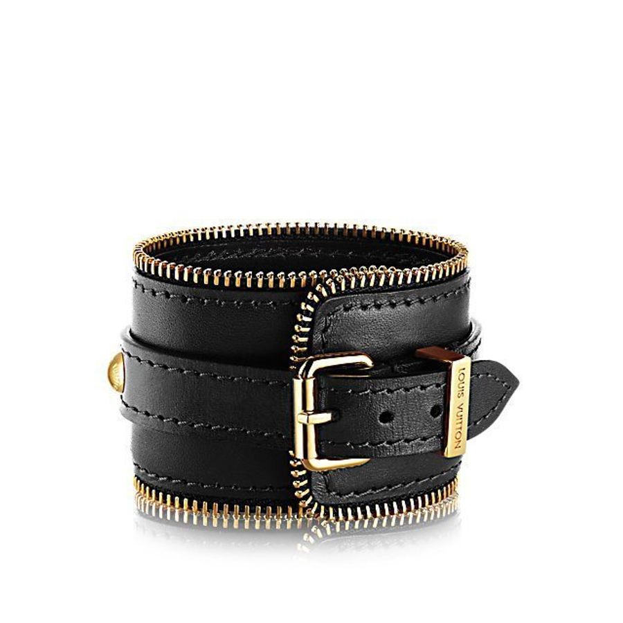 Louis Vuitton LV 路易威登 ZIPPY小牛皮手環(全新,秀上款)-0