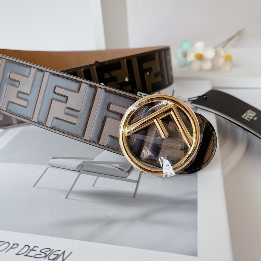 FENDI 品牌logo 皮帶-1