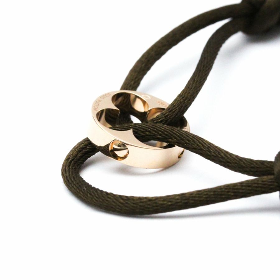 【日本直送】拋光 LOUIS VUITTON EMPREINTE 手鍊 18K 玫瑰金 Charm Q95647 BF560244-3